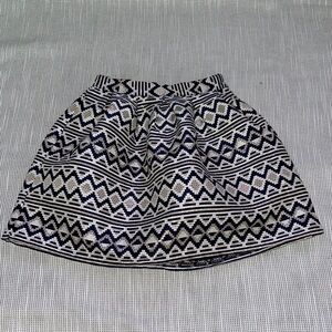 Stylish Black and White Kids Skirt